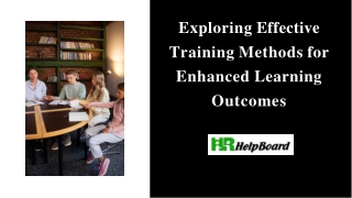 exploring effective training methods for enhanced