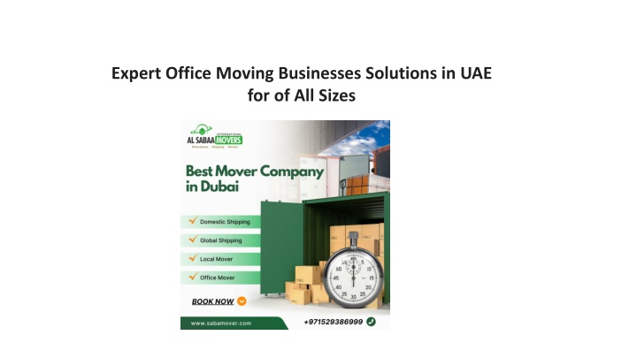 expert office moving businesses solutions in uae for of all sizes