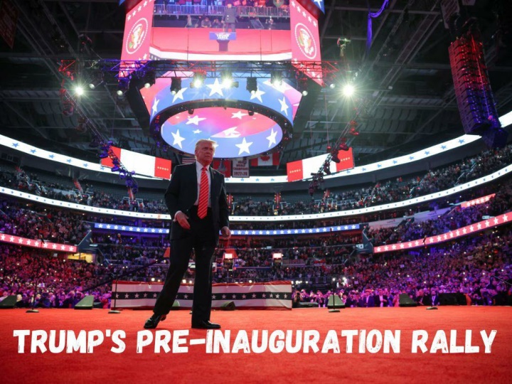 Trump's pre-inauguration rally