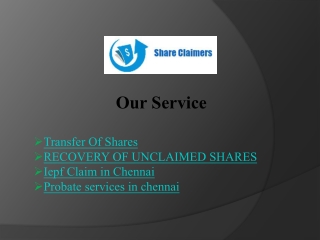 Simplify Your Transfer of Shares with Share Claimers