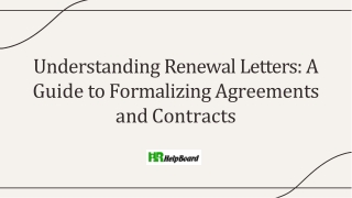 understanding renewal letters a guide to formalizing agreements and contracts