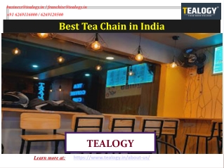 Best Tea Chain in India