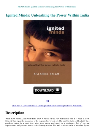 READ Books Ignited Minds Unleashing the Power Within India