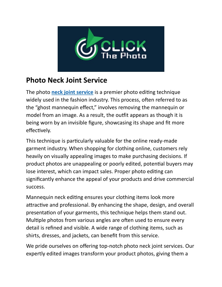 photo neck joint service