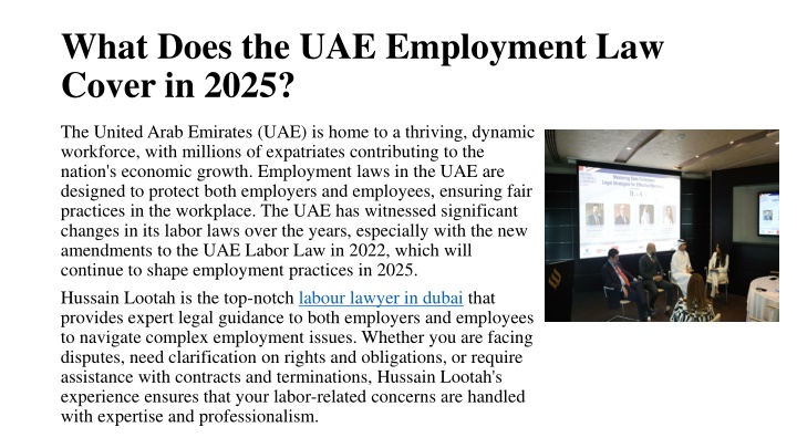 what does the uae employment law cover in 2025