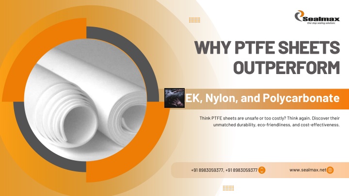 why ptfe sheets outperform