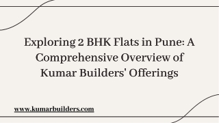 2 Bhk Flats in Pune