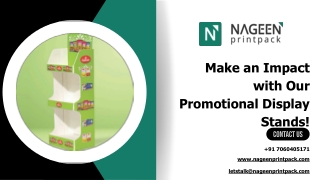 Make an Impact with Our Promotional Display Stands!