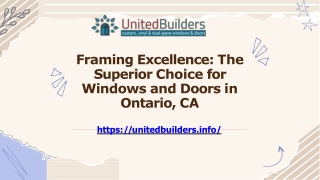 Transform Your Home with Superior Windows And Doors Ontario CA