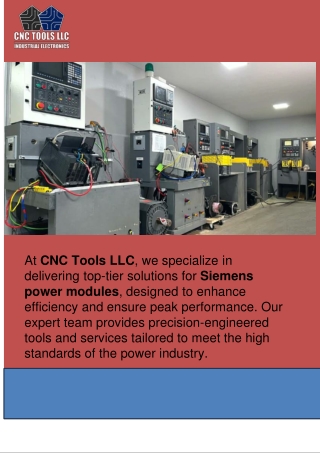 Siemens Power Module - High-Performance CNC Automation