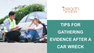 Tips for Gathering Evidence After a Car Wreck