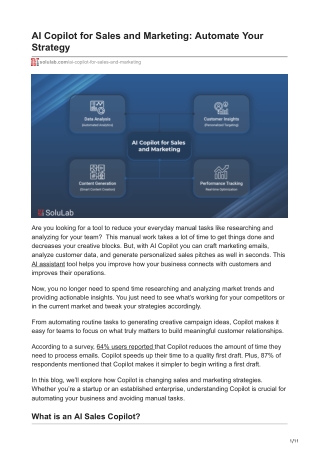 ai copilot for sales and marketing automate your