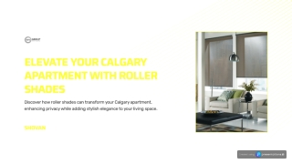 Roller Shades Enhance Privacy and Style in Calgary Apartments