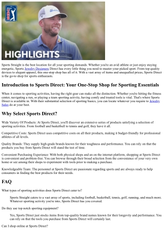 sports straight is the best location for all your