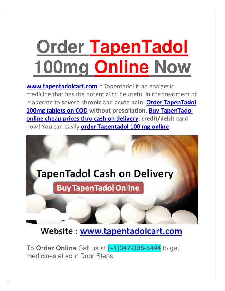 order tapentadol 100mg online now