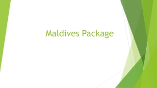 maldives package