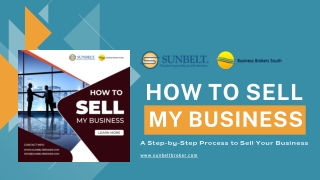 How to Sell my Business: A Step-by-Step Process to Sell Your Business