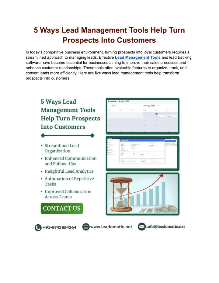 5 ways lead management tools help turn prospects