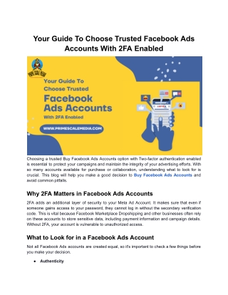 your guide to choose trusted facebook