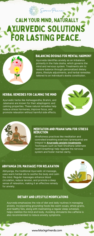 Calm Your Mind, Naturally Ayurvedic Solutions for Lasting Peace.