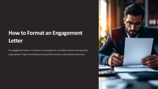how to format an engagement letter