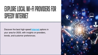 Explore Local Wi-Fi Providers Near Me Offering High-Speed Internet - 2025