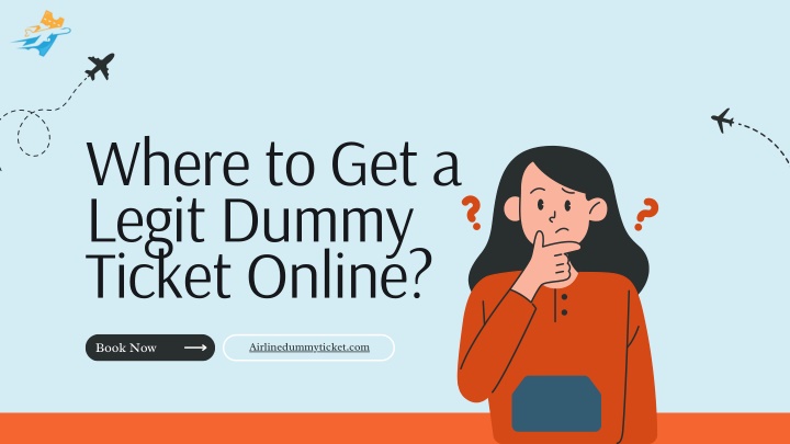 where to get a legit dummy ticket online