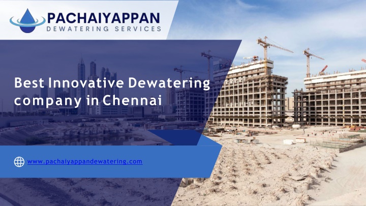 best innovative dewatering company in chennai