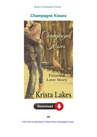 Books Champagne Kisses