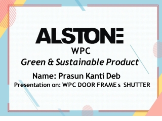 Prasun WPC door and frame PPT