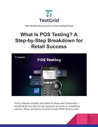 test infrastructure end to end testing cloud