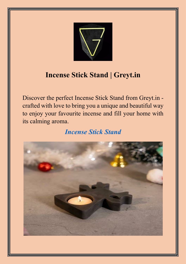 incense stick stand greyt in