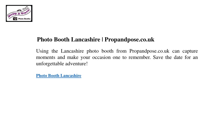 photo booth lancashire propandpose co uk