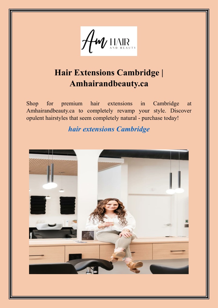 hair extensions cambridge amhairandbeauty ca