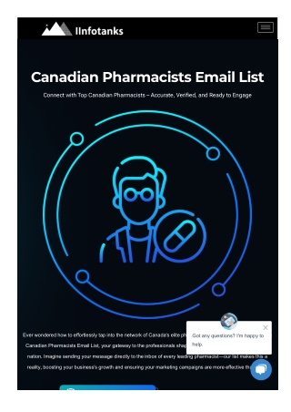 Pharmacists Email List in Canada