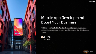 Top Mobile App Development Company in Vancouver - XYZ studio