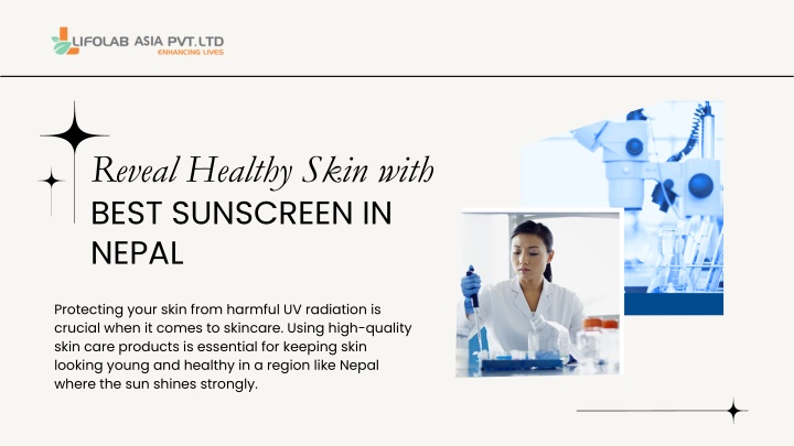 reveal healthy skin with best sunscreen in nepal