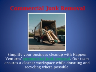 Commercial Junk Removal