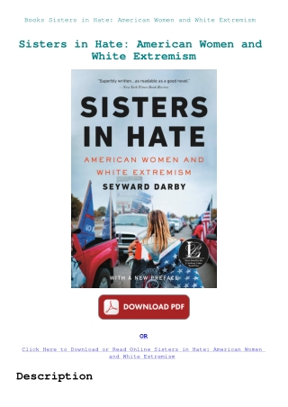 Books Sisters in Hate American Women and White Extremism