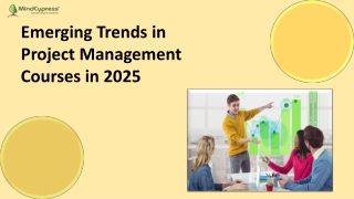 emerging trends in project management courses