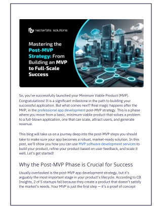 Mastering the Post-MVP Strategy_ From Building an MVP to Full-Scale Success.pdf
