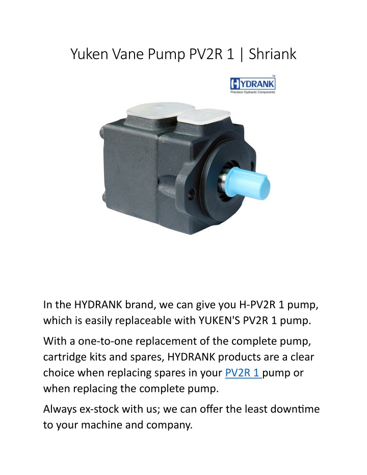 yuken vane pump pv2r 1 shriank