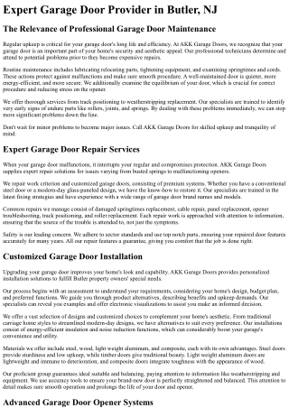 AKK Garage Doors