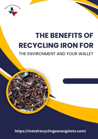 The Benefits of Recycling Iron for the Environment and Your Wallet