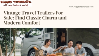 Vintage Travel Trailers For Sale Find Classic Charm and Modern Comfort