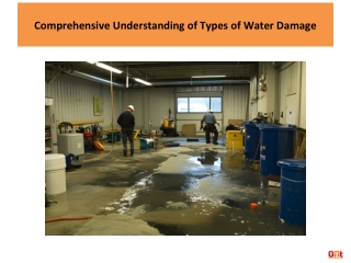 Comprehensive Understanding of Types of Water Damage