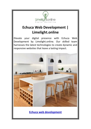echuca web development limelight online