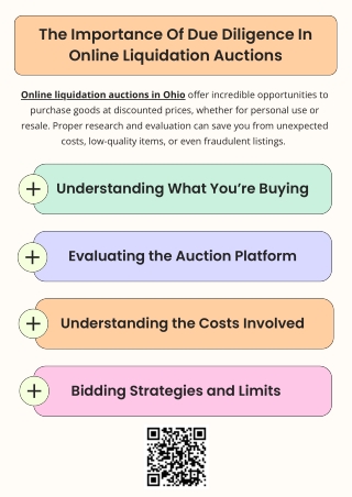 The Importance Of Due Diligence In Online Liquidation Auctions