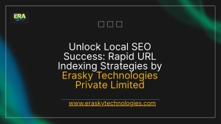 unlock local seo success rapid url indexing