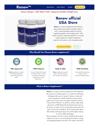 renew official supplement wrbsite